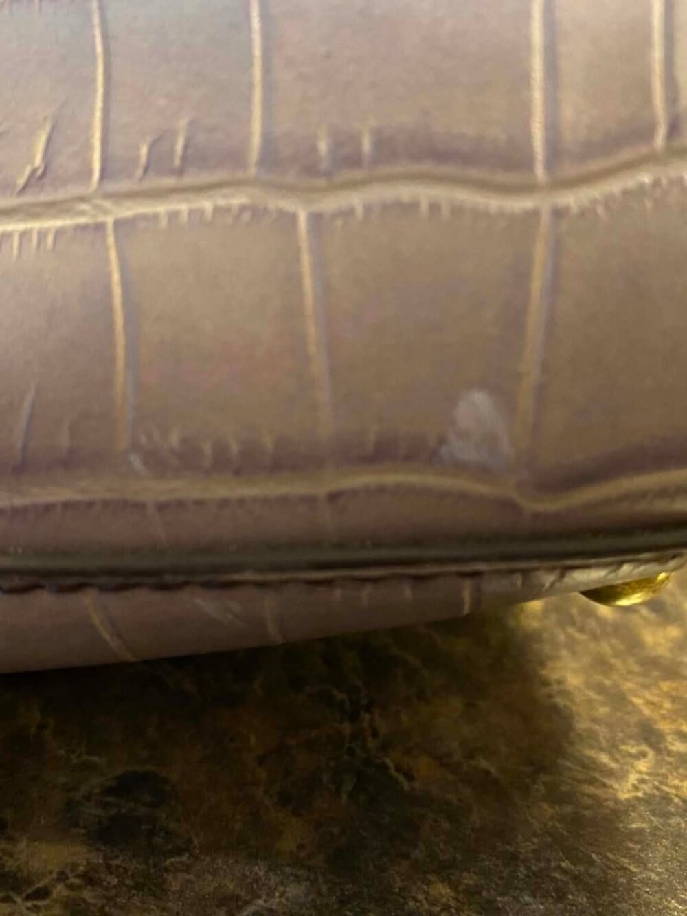 Liz Claiborne Grey Alligator Texture Laptop Bag - Picture 8 of 10